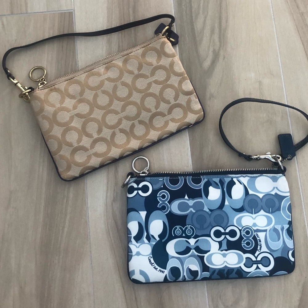 Coach Poppy Collection Double Zip Wristlet - image 2